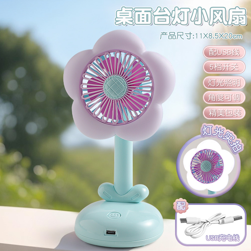 Blue USB rechargeable [can also provide illumination]