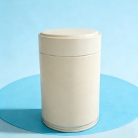 Boîte en fer blanc personnalisée de qualité alimentaire 80g 100g pour thé et poudre de matcha, emballage en pot avec impression offset et bouchon à vis vide