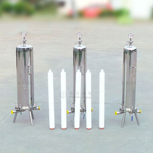 สุขาภิบาลสแตนเลส 304/316 ไวน์<span class=keywords><strong>เบียร์</strong></span>ไมโครกรอง 10 นิ้วของเหลว micro-hole <span class=keywords><strong>กด</strong></span><span class=keywords><strong>เครื่อง</strong></span>น้ํากรองน้ํามันปรุงอาหาร - Product Image 4