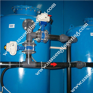 Système adoucisseur d'eau industriel USSU avec réservoir sous pression, capacité de filtration 10m³/heure, garantie 2 ans, fabrication turque - Product Image 2