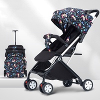 Poussette 4 roues pliable légère et écologique pour enfants/sécurité bébé poussette pour enfants