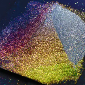 פיגמנט קוסמטי רופף פנינה אבקת זיקית פיגמנט שינוי צבע עבור אמנות ציפורניים, צללית