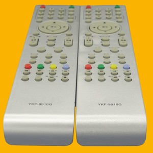 Télécommande à perles de cristal YKF-9010G pour téléviseur LCD Panda 21.3x4.6x2.1cm, dos argenté et noir - Product Image 2