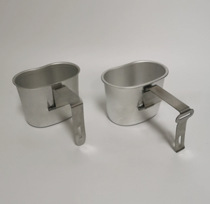 Bouilloire portable en acier inoxydable HKSF pour étudiants, mini-tasses et récipients avec poignées pliables pour les activités de plein air. - Product Image 5