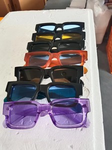 แว่นกันแดดทรงสี่เหลี่ยมวินเทจ Lmamba 3401 พร้อมโลโก้สั่งทำพิเศษ สำหรับผู้หญิงและผู้ชาย คุณภาพสูง แบรนด์ดีไซเนอร์ กรอบหนา - Product Image 4