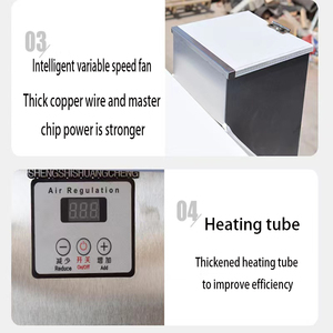 <span class=keywords><strong>Kebab</strong></span> commercial sans fumée fait maison en acier inoxydable gril de barbecue gril de barbecue à gaz intérieur avec gril de barbecue à dessus de ventilateur - Product Image 3