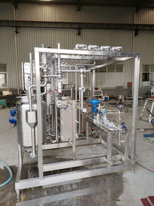 מכונת פסטור HTST/מערכת עיקור חלב UHT/מערכת עיקור UHT מסוג פלטות מחומר SUS304/316L קיבולת 0.5-5 טון/שעה תפוקה גבוהה - Product Image 2