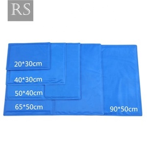 Summer pet cool gel mat self cooling bed non toxic ice pad cooling dog bed