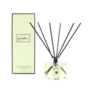 Diffuseur de parfum d'ambiance sans flamme ni alcool Dynasty 150 ml, huile essentielle d'aromathérapie, diffuseur à bâtonnets, désodorisant, étiquette privée, OEM ODM personnalisé - Product Image 1