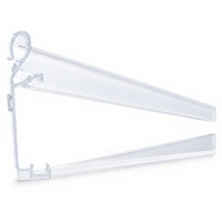 Profilé en PVC transparent pour porte-étiquettes ESL, profilé d'extrusion en PVC pour affichage d'étiquettes sur étagères de supermarché, longueur et couleur personnalisées
