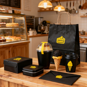 Scatole Personalizzate con Logo per Alimenti, Confezioni per Ciambelle e Waffle, Scatole di Carta all'Ingrosso per Pasticceria, Dessert, Dolci da Asporto, Biscotti e Torte - Product Image 6