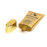 Tube Kosmetik Oval Pipih 40mm 40g Kemasan ABL Tutup Sekrup Flip Top Tabir Surya Krim Tangan Logo Custom Sablon BB