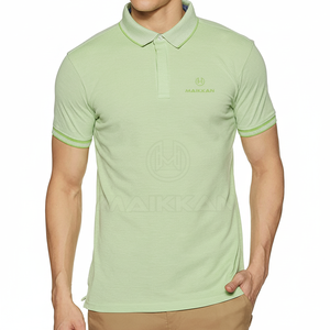 Nuevo diseño personalizado en blanco Polo 100% algodón camiseta fábrica hombres Slim Fit Polo camiseta 2025 Treading - Product Image 1