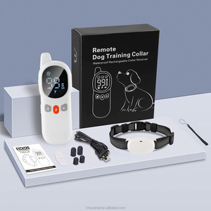 NUEVO Collar de choque para perros Collar de entrenamiento para perros con control remoto para 5-120lbs Perros pequeños medianos grandes Recargable a prueba de agua - Product Image 4