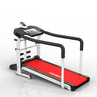 Tapis de course pliable portable pour usage domestique avec moniteur, entraînement cardio manuel, tapis de course pour la maison