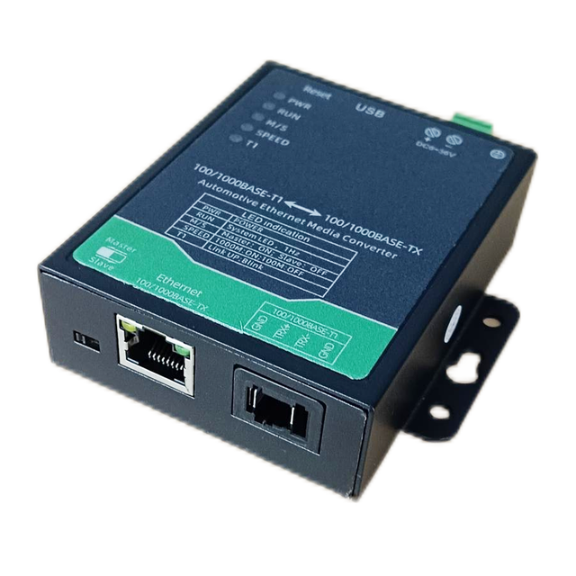 Xallcom XQ1011-Z Automotive Ethernet 100/1000BASE-T1 100/1000BASE-TX Media Converter Adapter In-Vehicle Telecommunications