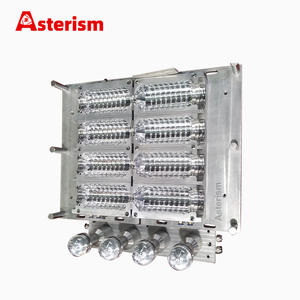 Quatro <span class=keywords><strong>Cavity</strong></span> Molding Água Beber Embalagem Molduras De Sopro Molde De Sopro De Alumínio Plástico Fazendo Garrafa PET Molde De Aço - Product Image 3