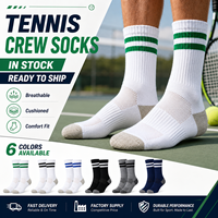 Muestra Gratis de Calcetines de Tenis Unisex, Corte Bajo, Mezcla de Algodón, Secado Rápido, Talón y Puntera Reforzados, Duraderos, Deportivos, Altamente Personalizables con Letras