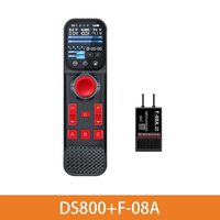 Système radio émetteur télécommande 8 canaux 2,4G PWM DS800 avec écran tactile pour bateau de pêche RC