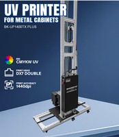 Imprimante murale verticale 3D à jet d'encre UV, machine d'impression murale à double tête DX7 pour la peinture murale intérieure et extérieure, entreprise de peinture murale