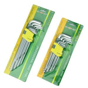 Shengda Hex Key Set 9pc Ball End Metric S2 Steel Professional Hand Tool - Product Image 1