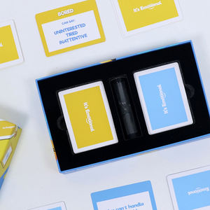 Impresión personalizada 200 tarjetas Amistad Risa Llorando Es Emocional Fácil Juego de cartas divertido para la familia Noches de fiesta para adultos - Product Image 6