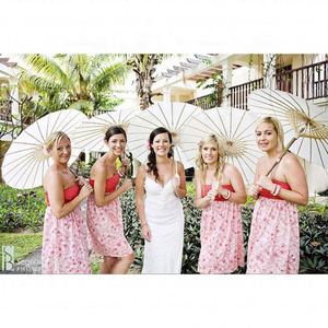 Sombrilla de Papel Grande con Diseño de Rosas, Diámetro 84 cm, Decoración para Bodas y Eventos - Product Image 4