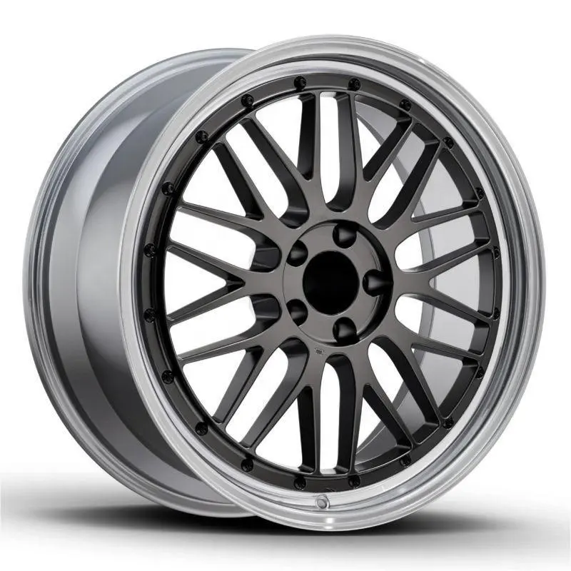 OEM ODM hafif siyah 5x112 5x114.3 5x120 17-21 inç çoğaltma BBS LM dövme tekerlekler jantlar Porsche Ferrari Alfa Romeo için