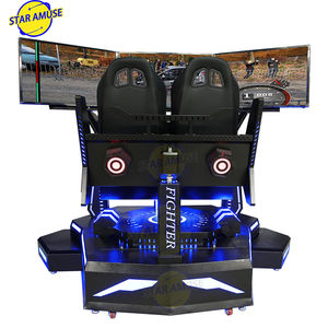 Machine de course VR 2 places à 3 écrans Simulateur de <span class=keywords><strong>voiture</strong></span> 3D intérieur à trois axes avec volant en métal Simulateur de conduite de <span class=keywords><strong>voiture</strong></span> de jeu - Product Image 2