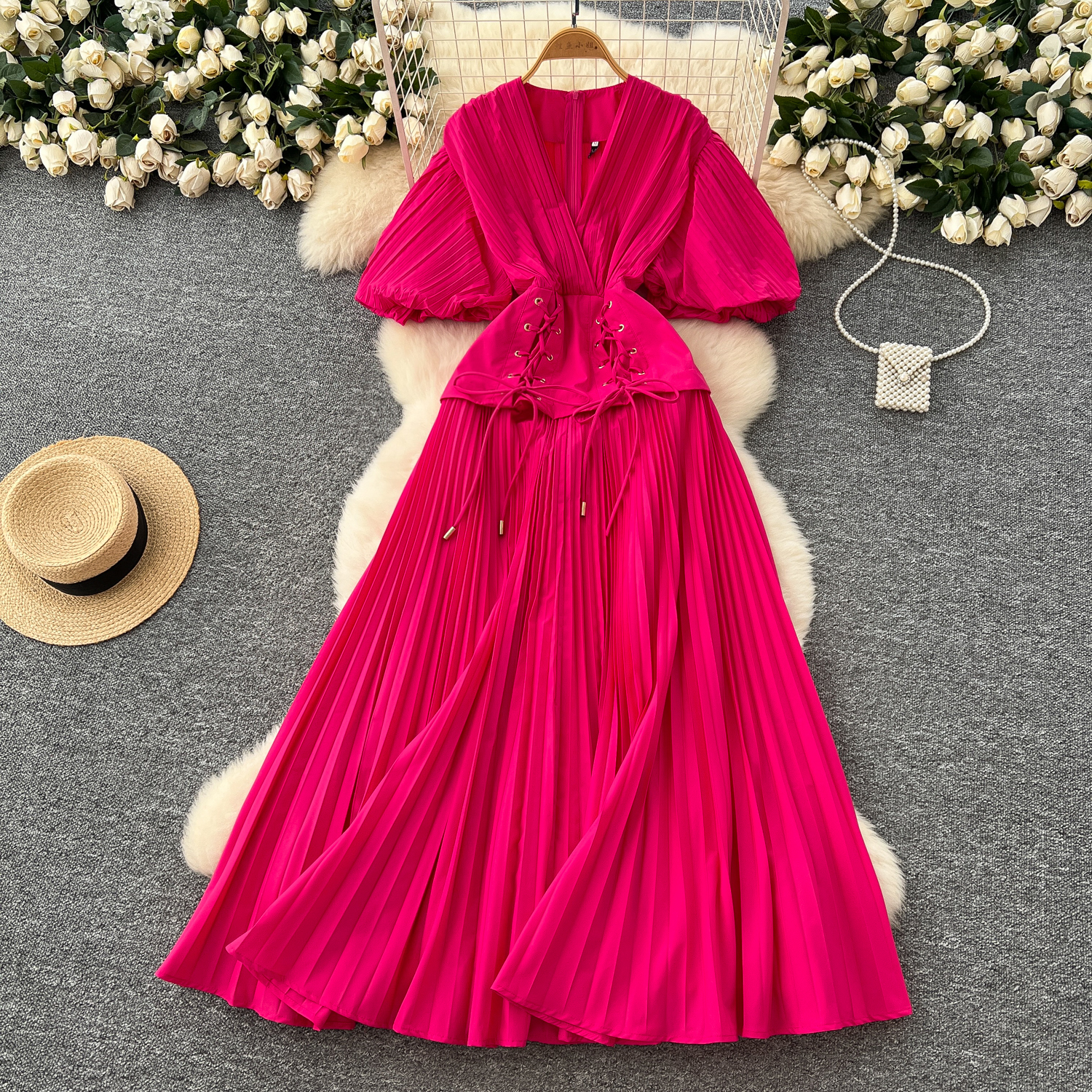 Shop Our Summer Collection of Elegant V-Neck Tunic Dress Shop Our Summer Collection of Elegant V-Neck Tunic Dress