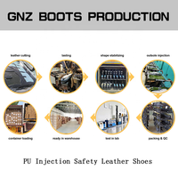 Chaussures de sécurité industrielles durables en cuir de vachette à lacets, design unique, bottes de travail pour homme, semelle intermédiaire antidérapante à embout d'acier pour l'été et l'hiver