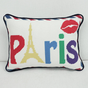 SHN076 copricuscino decorativo per la casa di lusso Paris lettera ricamata federa ricamata <span class=keywords><strong>con</strong></span> ago federa stile europeo tessuto morbido realizzato - Product Image 1