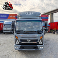 Camionnette Dongfeng d'occasion 130 CV 7,5 tonnes pour le transport de marchandises en ville, camion léger 4x2 avec caisse