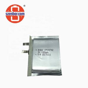 Batería ultrafina Enbar Limno2 <span class=keywords><strong>3V</strong></span> 800mAh CP652230 batería <span class=keywords><strong>de</strong></span> litio prismática <span class=keywords><strong>plana</strong></span> para tarjeta RFID ADCP - Product Image 1