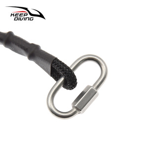 Keep <b>Diving</b> <b>Diving</b> Equipment 6Mm Nylon Adjustable Rope With Carabiner For Scuba <b>Tank</b> Securement - Product Image 1