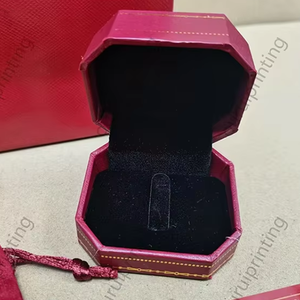 Factory Direct Famous Red Brand Jewelry <b>Box</b> For Women Luxury Gift Packaging Pendant Bracelet <b>Ring</b> <b>Box</b> Full Set With Accessories - Product Image 3
