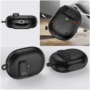 Étui de protection sécurisé avec interrupteur pour écouteurs Huawei Freebuds Pro 5ème génération, <span class=keywords><strong>coque</strong></span> sans fil + crochet - Product Image 6