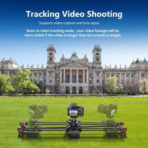 <span class=keywords><strong>Neewer</strong></span> 39.4/100cm Slider motorisé pour caméra, rail coulissant en fibre de carbone avec contrôle sans fil via application, prend en charge le mode vidéo et la fonction Time Lapse - Product Image 3