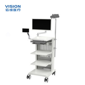 Công nghiệp-phong cách y tế Xe đẩy bệnh viện đồ nội thất với màn hình gắn điện thoại di động nội soi Xe đẩy bền nhẹ - Product Image 1