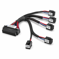 Harnais de câblage audio professionnel JST PH 20 broches AWG24 UL1015 ISO9001 IP67 pour système de microphone et haut-parleur de conférence