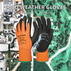 Gants de travail d'hiver HPPE durables antidérapants 7 oz imperméables respirants pour l'extérieur par temps froid gardent les mains au chaud neige glace - Product Image 2