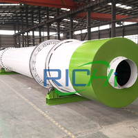 RICHI Personalizado 1-2t/h biomasa hierba paja aserrín Máquina secadora de madera