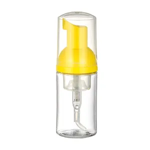 Bottiglia di schiuma per animali domestici personalizzata in fabbrica con pompa in schiuma gialla