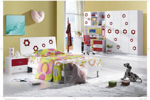 <span class=keywords><strong>Lit</strong></span> de <span class=keywords><strong>fille</strong></span> moderne <span class=keywords><strong>pas</strong></span> <span class=keywords><strong>cher</strong></span> MDF meubles de chambre à coucher pour enfants - Product Image 6