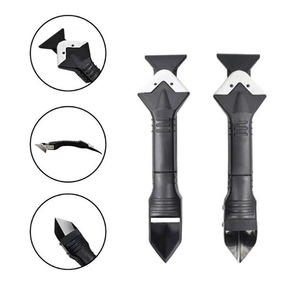 Multi Functional Silicone Caulk Scraper Metal Blade Tool For Auto Repair And Sealant Removal - Product Image 1