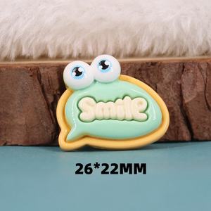 เคสใส่โทรศัพท์ทำมือลายตัวอักษร<span class=keywords><strong>ภาษา</strong></span>อังกฤษทำจากเรซินอุปกรณ์ตกแต่งโมเดลสัตว์อนิเมะทำด้วยมือเรซินทำมือ - Product Image 5