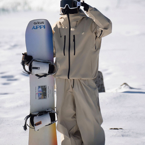 Ensemble Veste et Pantalon de <span class=keywords><strong>Ski</strong></span> 3 Couches d'Hiver Haute Qualité, Nouveau Design Respirant, Équipement de Snowboard à Fermeture Éclair, Grande Taille Chauffant pour Adultes - Product Image 6