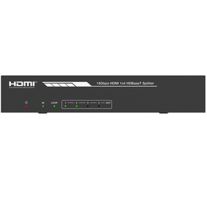 18gbps 1x4 4K UHD HDMI <span class=keywords><strong>hdbaset</strong></span> <span class=keywords><strong>Splitter</strong></span> phân phối bộ khuếch đại 4 Thu cho nhà hát hệ thống - Product Image 6