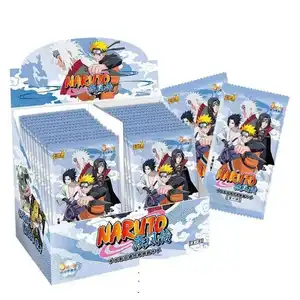 AHTEM colección Uchiha Sasuke tarjeta Kayou personaje japonés Anime serie Narutoes Tcg naipes caso