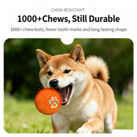 Balle intelligente pour chien, jouet pour chien en TPU souple, résistant aux morsures, interactive, lumineuse, roulante, électrique, pour extérieur